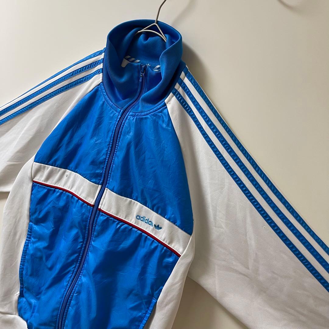 L90s】あのちゃんアディダス刺繍トラックジャケット古着ジャージ ゆる