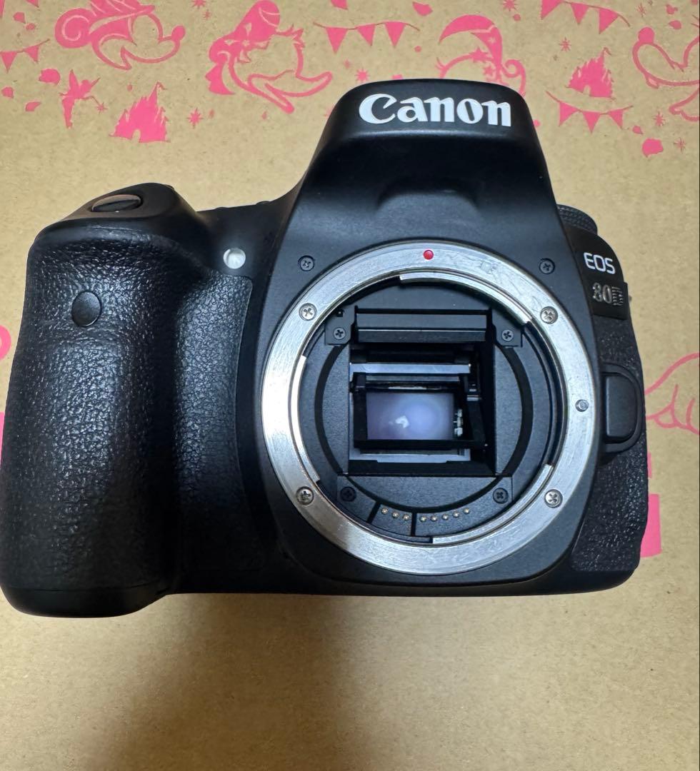 EOS80D ボディのみ 予備バッテリー1個&32GBのSDカード付き