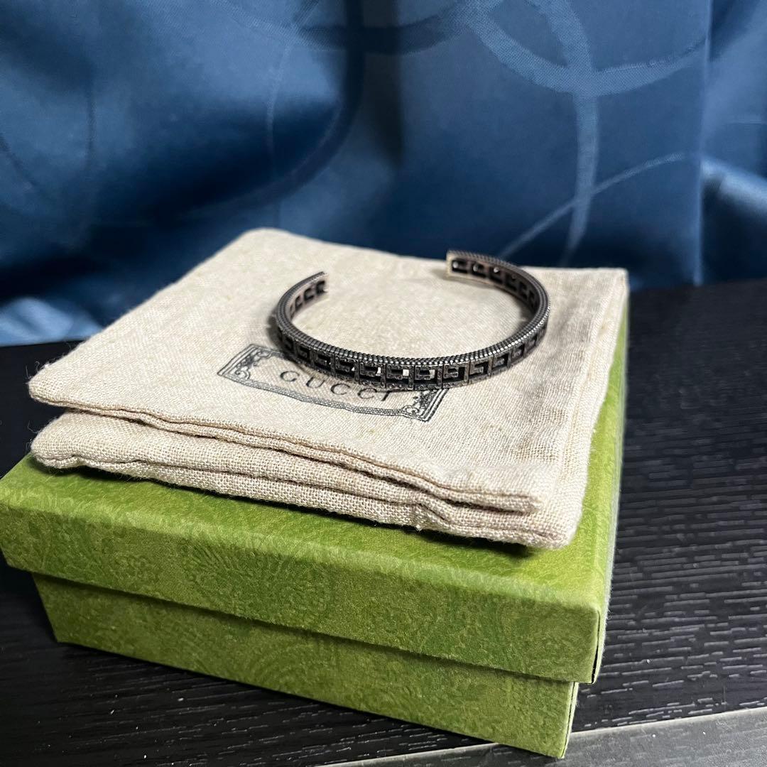 GUCCI】 スクエアG ブレスレット バングル 箱あり 正規品 最新