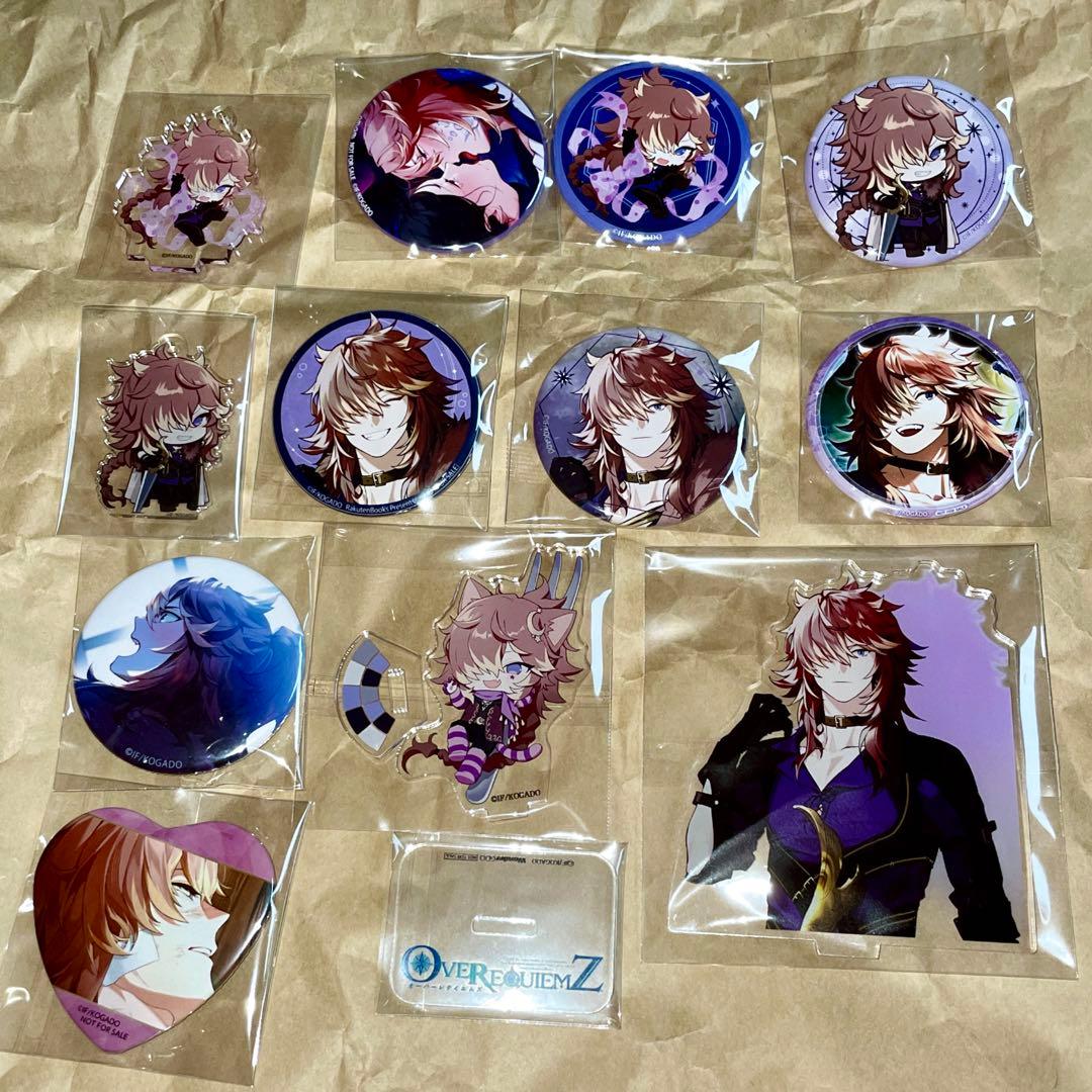 OVER REQUIEMZ オバレク　ノイル　缶バッジ　アクスタ OVER REQUIEMZ オバレクノイル缶バッジアクスタ