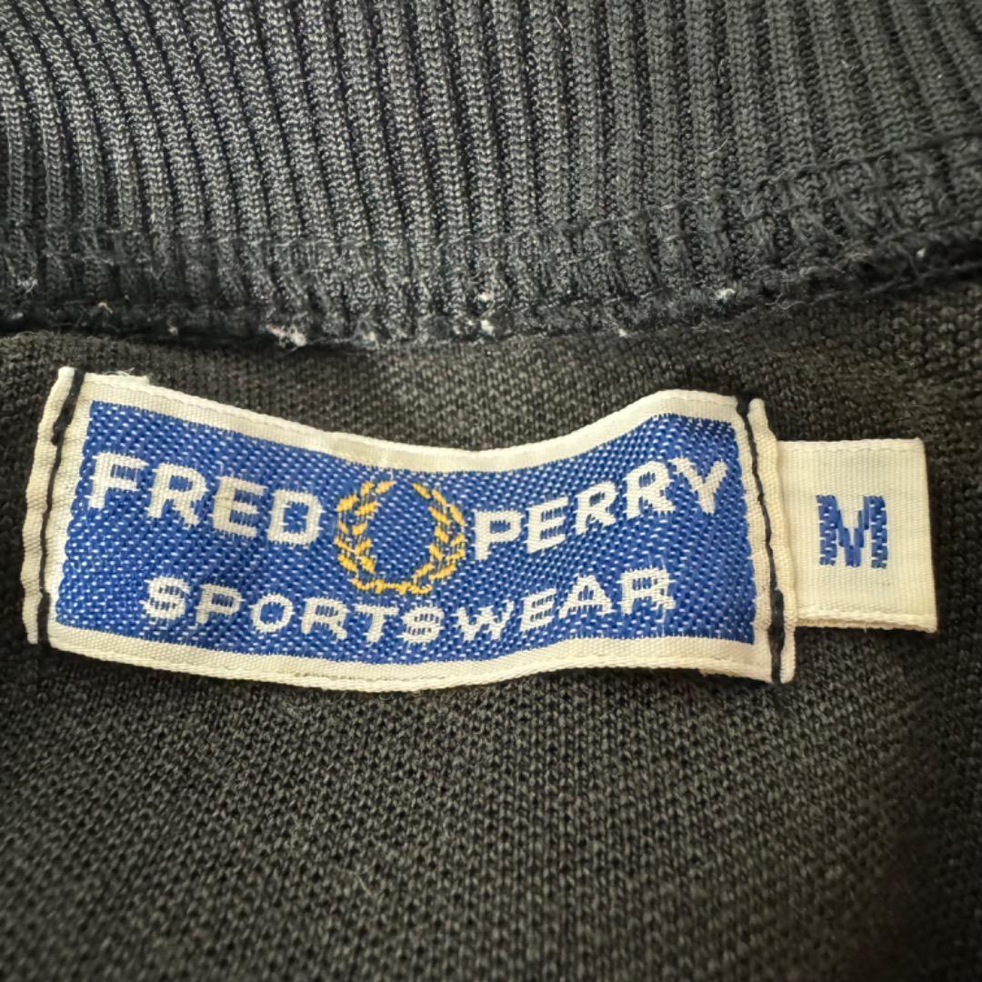 激レア】フレッドペリー ポルトガル製 ジャージ M オレンジ 黒 刺繍
