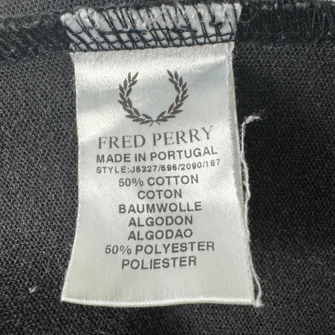 激レア】フレッドペリー ポルトガル製 ジャージ M オレンジ 黒 刺繍