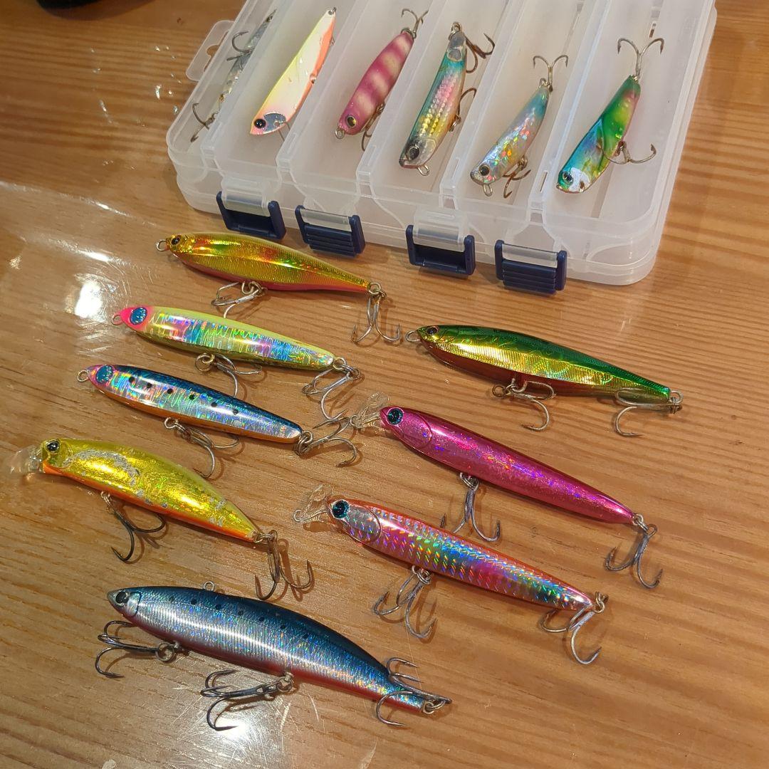 ヒラメ　平目　フラットフィッシュ　ルアー１４個セット ヒラメ 平目 フラットフィッシュ ルアー14個セット ヒラメ 平目