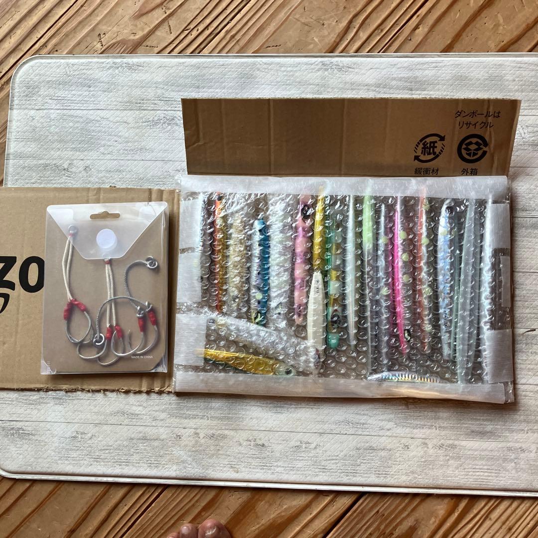 シャウト、シマノ、ダイワ、ゼスタ、ジグパラ等ジグ 20個&アシスト8