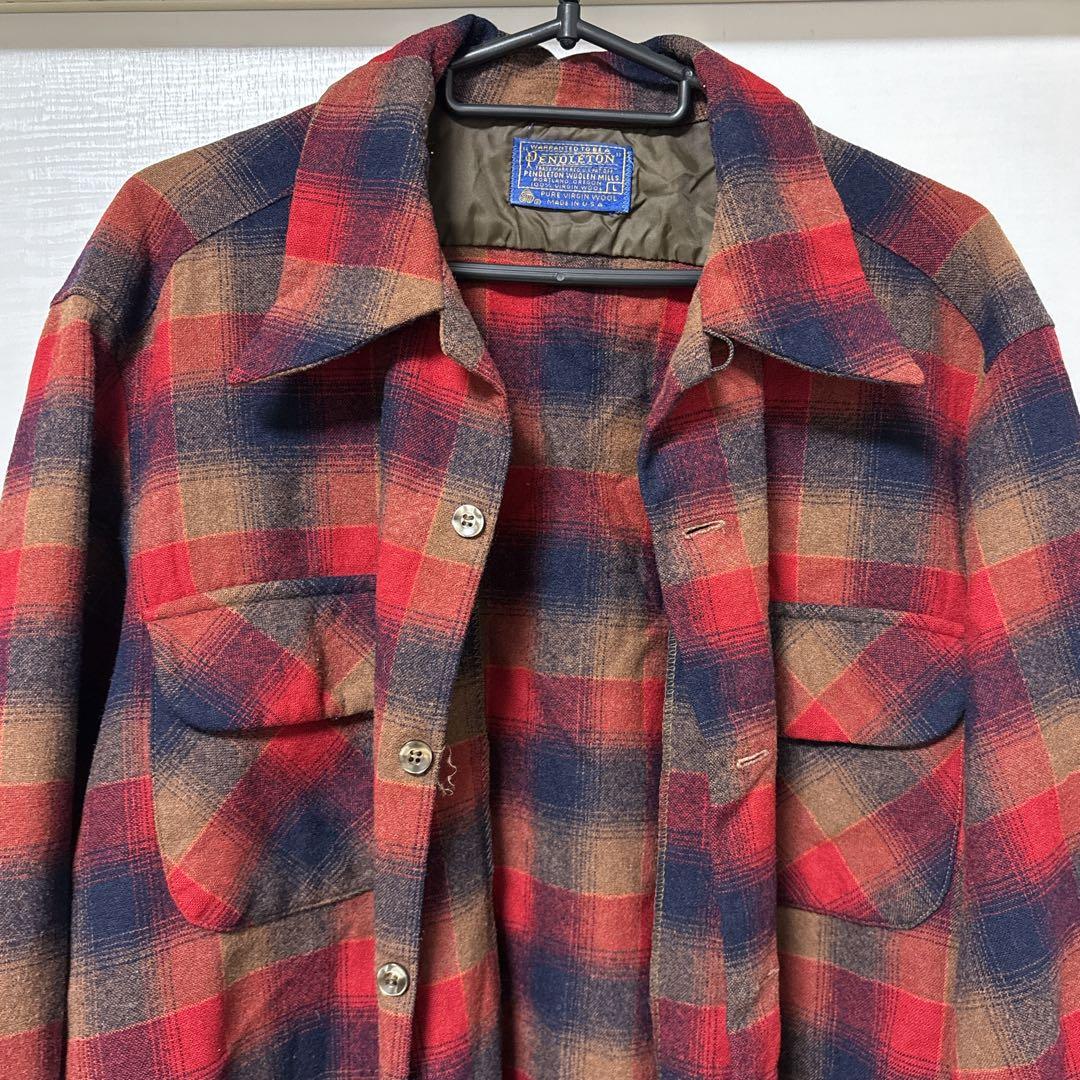 Pendleton＊100%バージンウールネルシャツ＊メンズ＊チェック - メルカリ