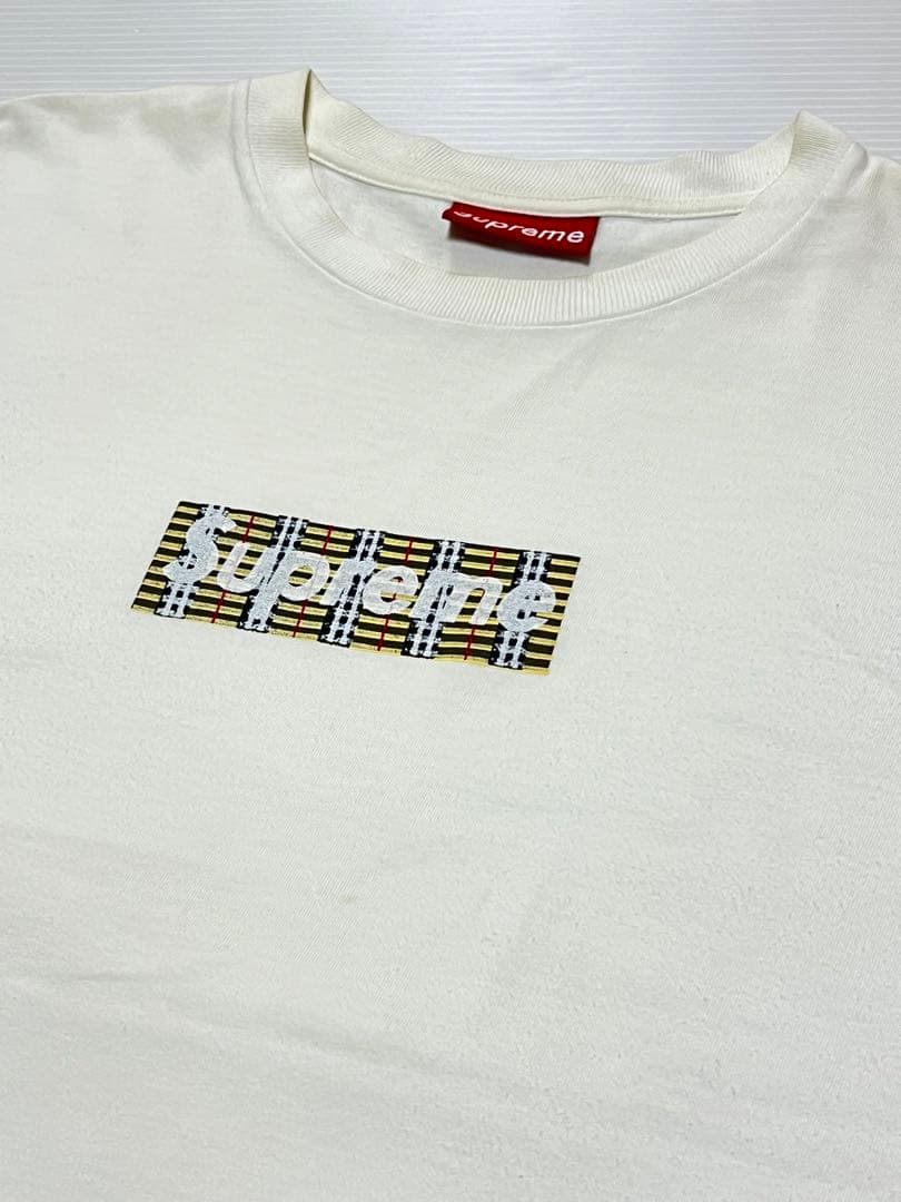 シュプリーム 初期 バーバリー ボックス ロゴ Tシャツ Usa製 M