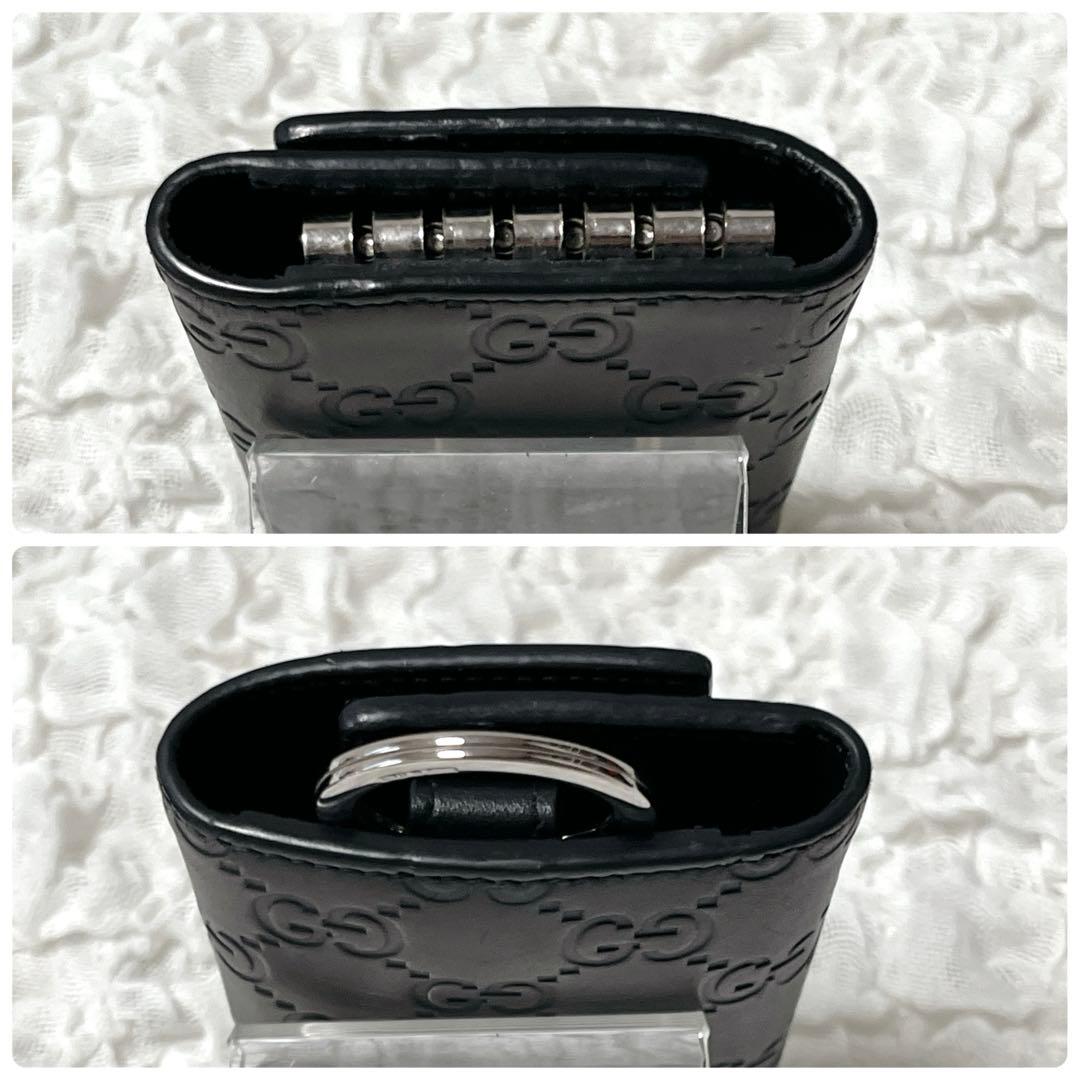 美品✨ドリアン グッチ シマ キーケース レザー インターロッキング GG
