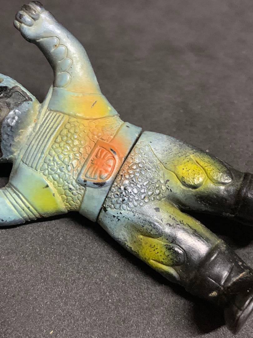 レア 仮面ライダーV3 ノコギリトカゲ ソフビ ポピー 当時物 ビンテージ