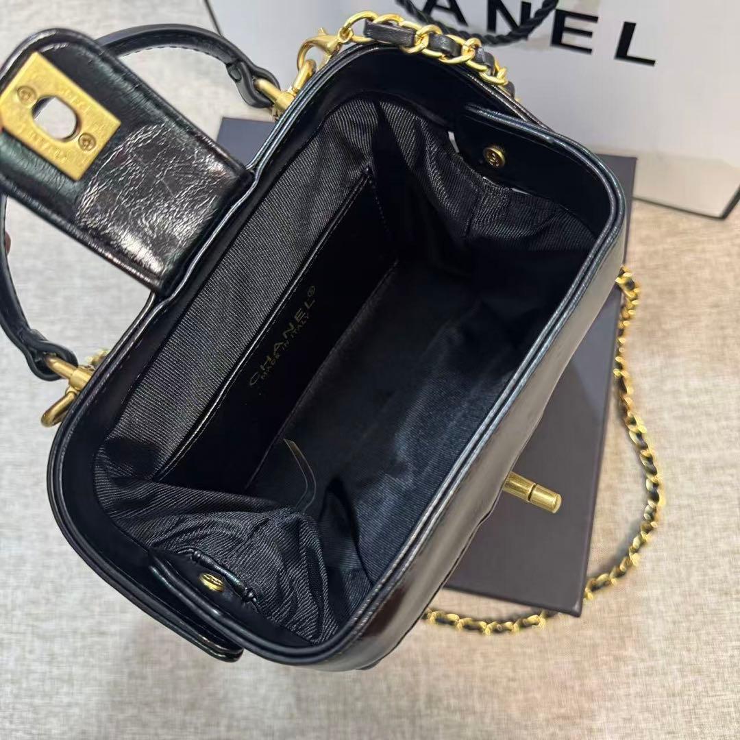 VIP会員限定 ノベルティ がま口ボストン型 ショルダーバッグ ブラック