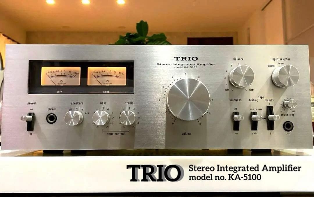TRIO プリメインアンプ KA-5100 動作品 トリオ TRIO/トリオ プリメインアンプ KA-5100｜ ハードオフ西尾店 | 名古屋