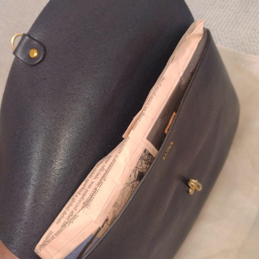 LONA ロナ flap pouch -NOUVEAU- NAVY/L