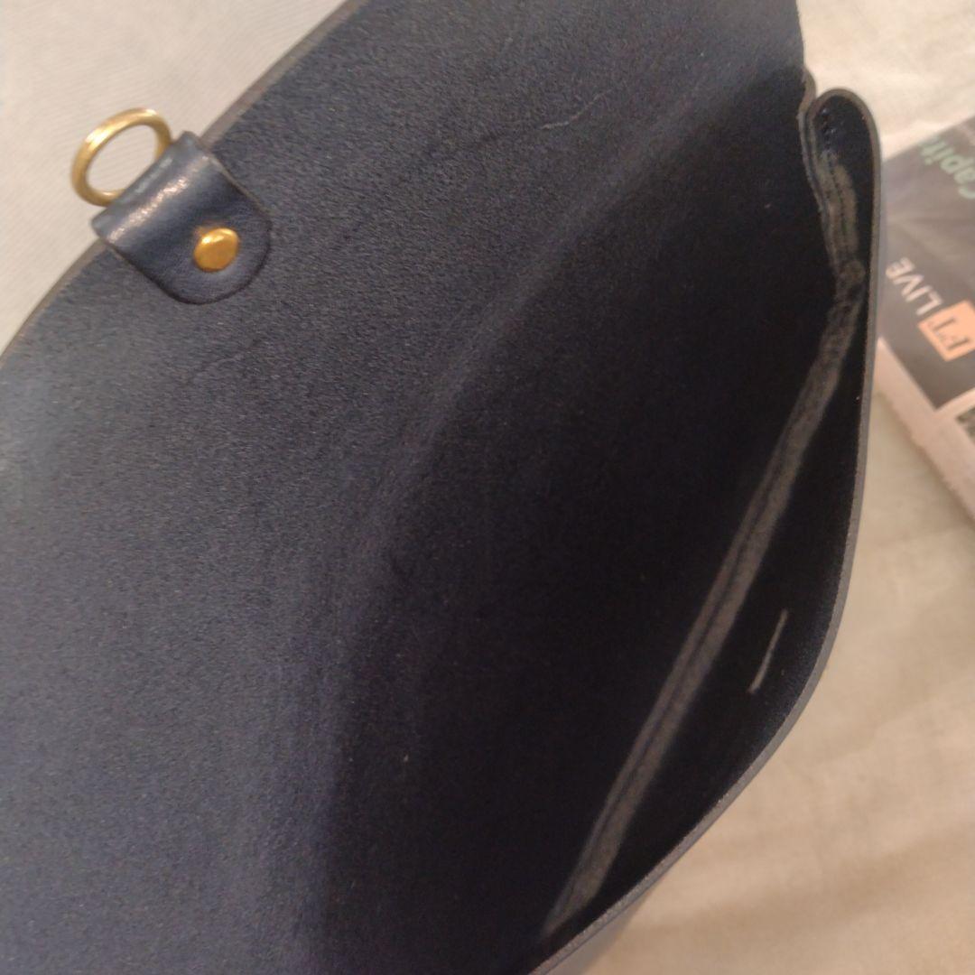 LONA ロナ flap pouch -NOUVEAU- NAVY/L