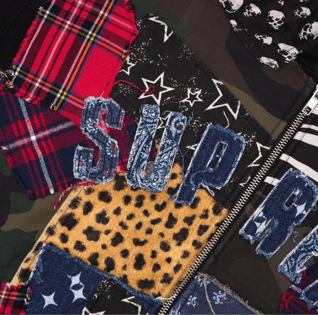 NewJeansハニ着用】シュプリーム Patchwork hooded - メルカリ