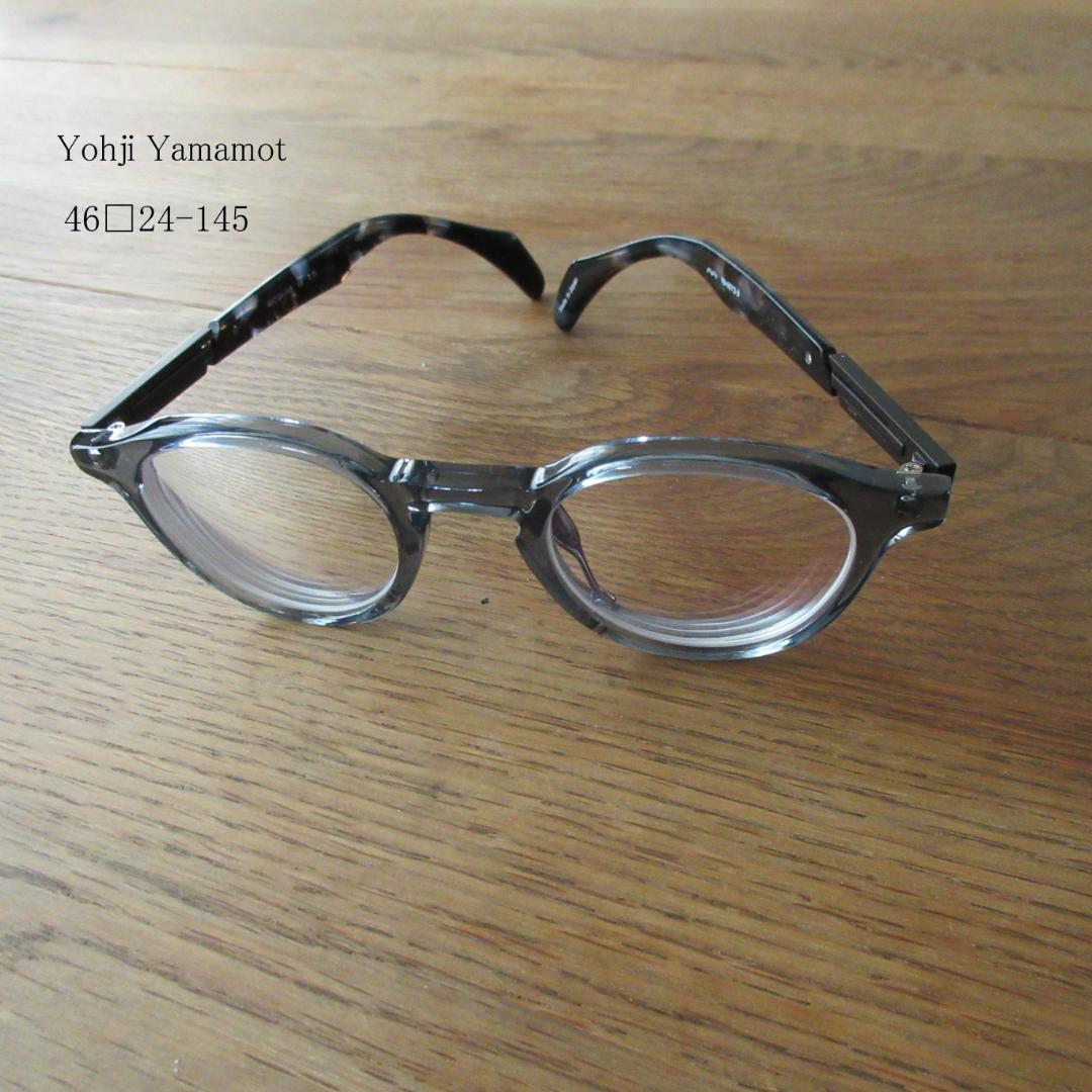 Yohji Yamamot ラウンド型眼鏡 46□24-145 2024年 美品 - メルカリ