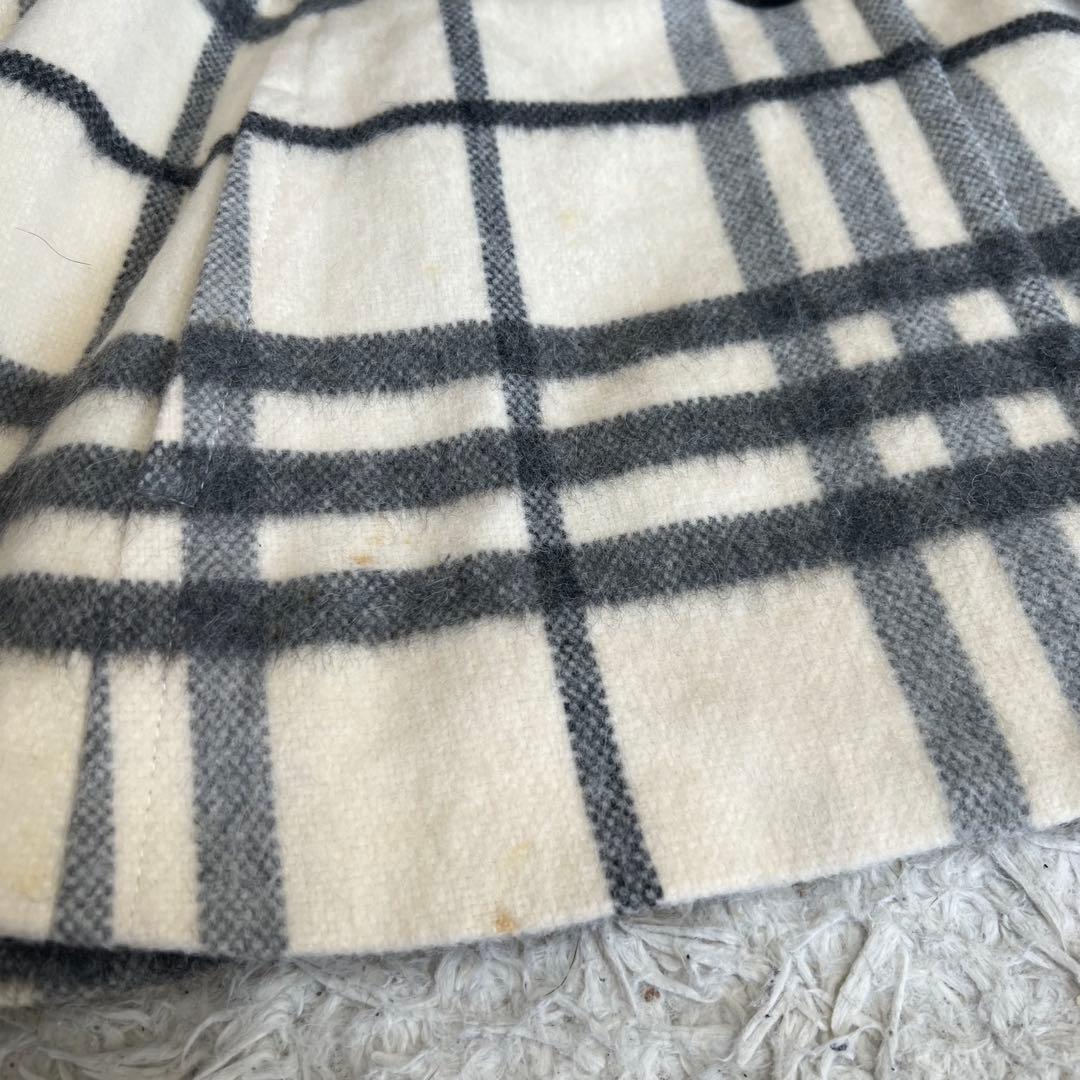 BURBERRY BLUE LABEL ノバチェック ポンチョ サイズ36