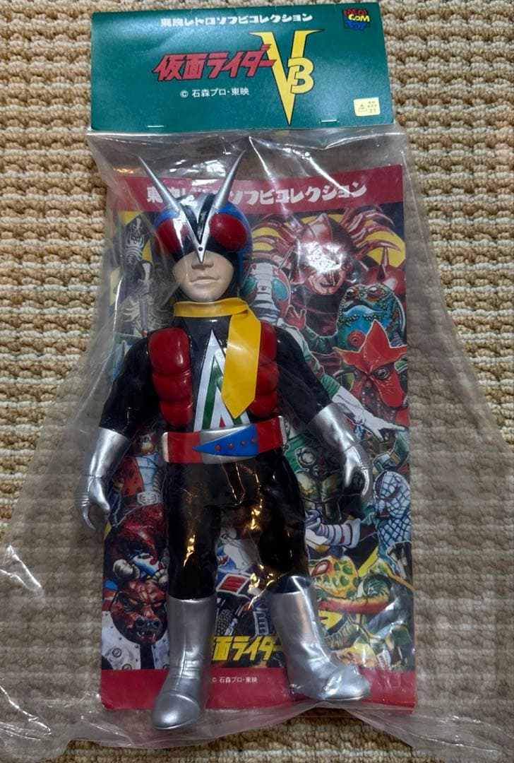 未開封 東映レトロソフビコレクション デストロンライダーマン