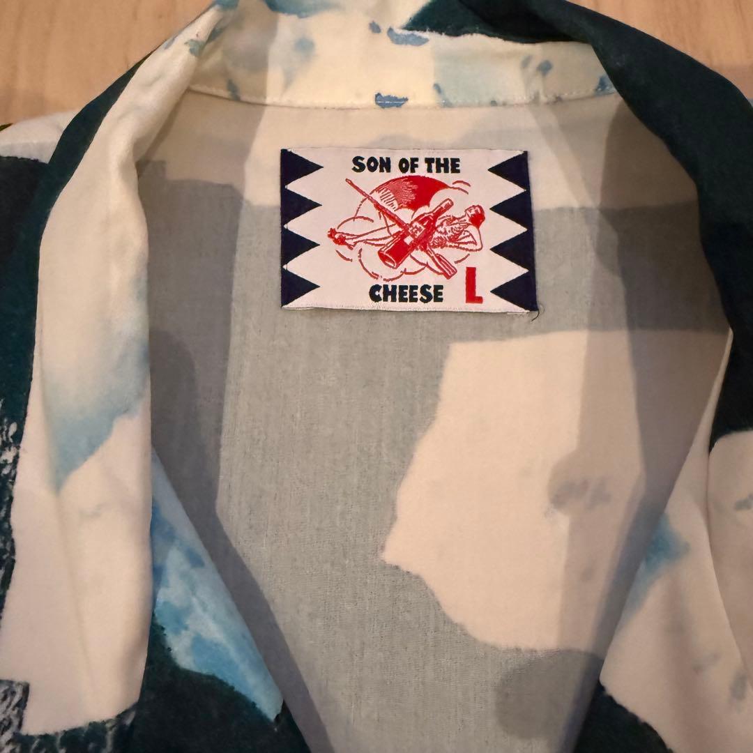 ガ*ル様 SON OF THE CHEESE アロハシャツ Lサイズ - メルカリ