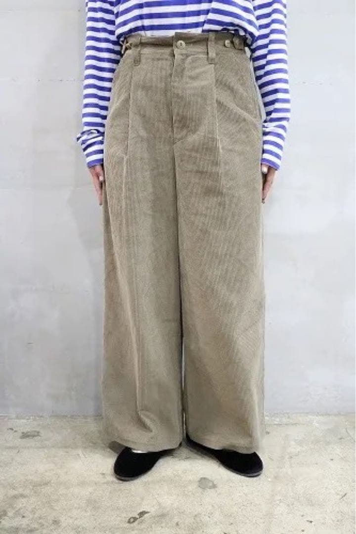 Porter des boutouns【ポルテデブトン】　コーデュロイパンツ Porter des boutons ポルテデブトン コーデュロイパンツ(24AW) | T.T.
