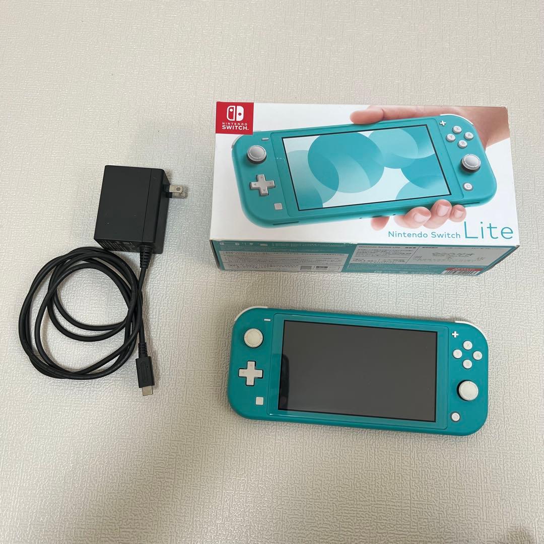 Nintendo Switch Lite ターコイズ 本体 充電器付き