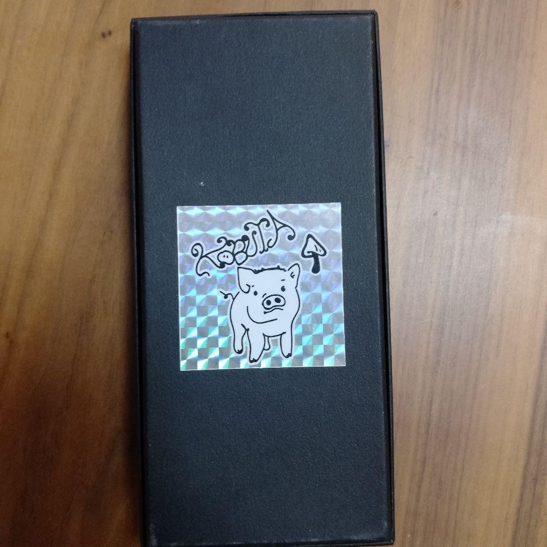 こぶた工房 極上花梨瘤紅白青 グロテスク シャープペンシル 0.5ミリ