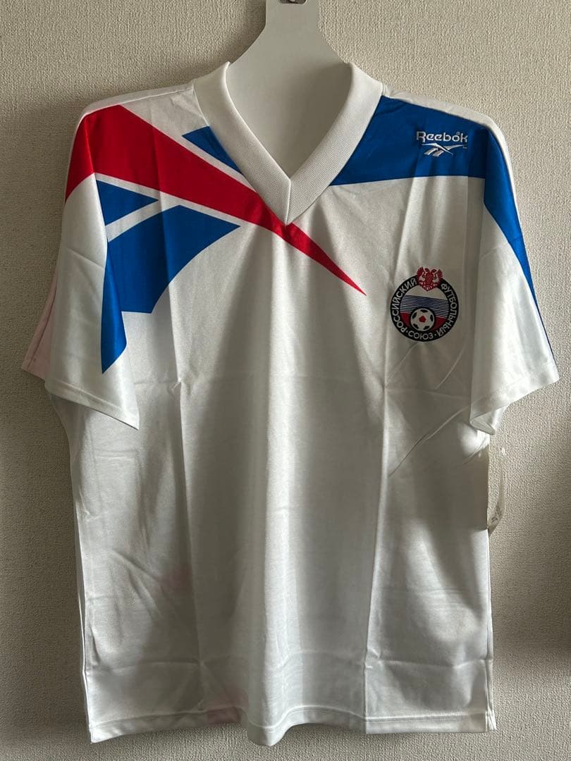 ロシア代表●ホームユニフォーム●1993/94●リーボック●Reebok② 元ロシア代表サレンコ氏。未だ破られていないワールドカップでの記録を