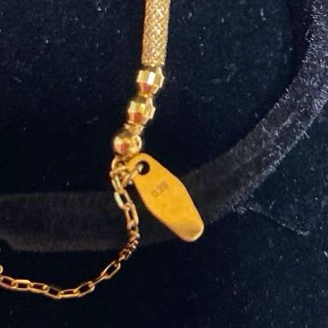 K18YG/WG ダイヤモンド 0.28ct バングル ブレスレット 品質保証書