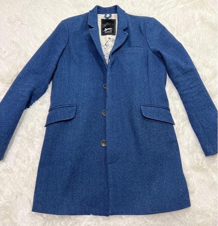 DENHAM 【高級藍染】DENHAM デンハム チェスターコート 藍染 コラボ