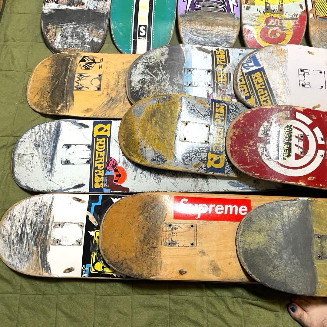 廃デッキ スケボーデッキ DIY まとめ売り スケートボードデッキ 20枚