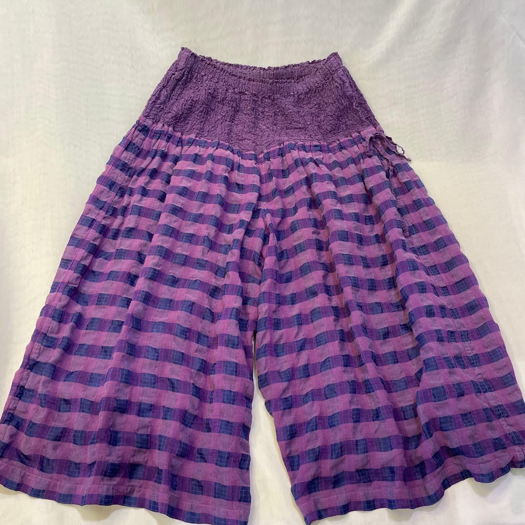 ISSEI MIYAKEイッセイミヤケ　me ガウチョパンツ　キャロット 中古・古着通販】me ISSEY MIYAKE (ミーイッセイ ミヤケ) プリーツ