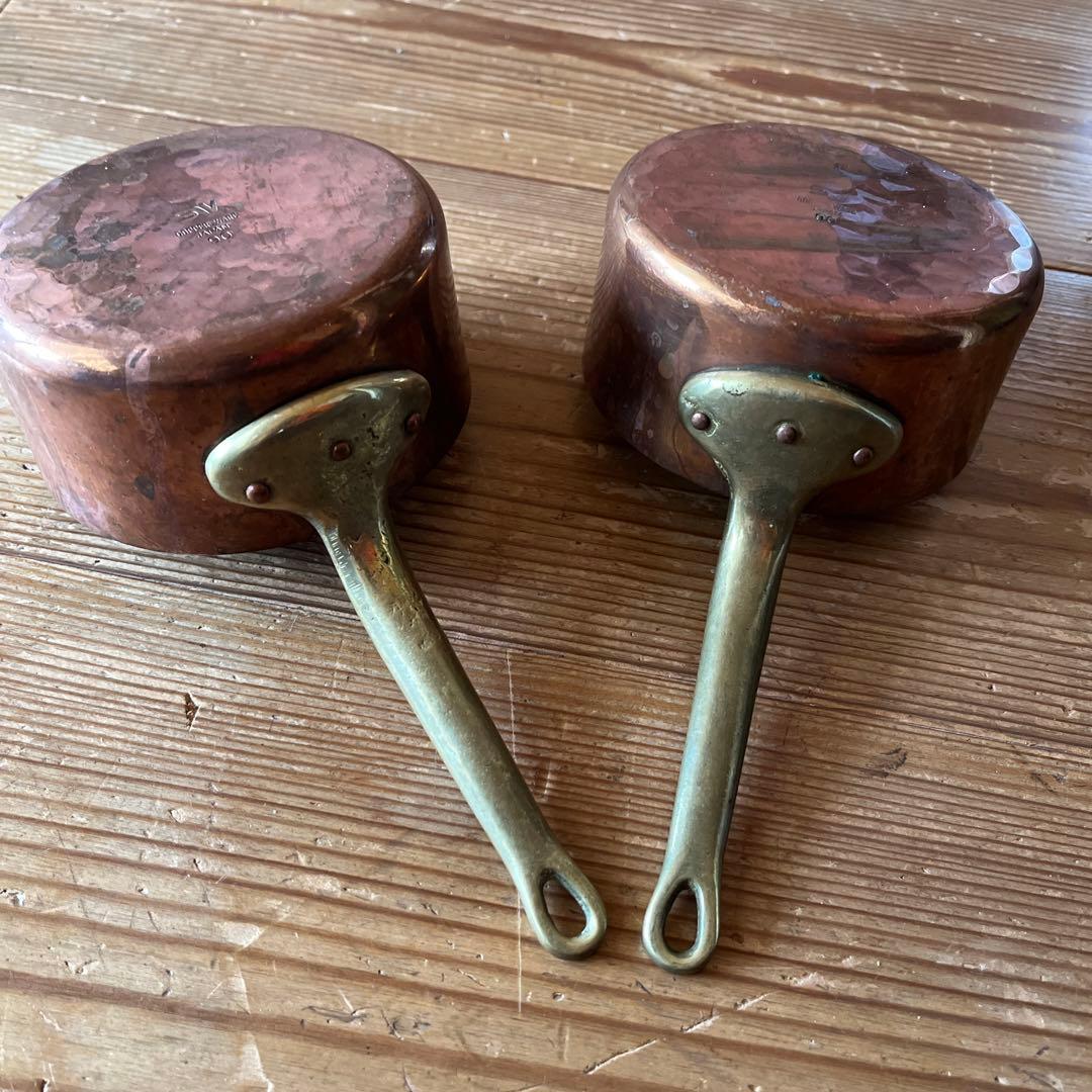 COPPER WARE 銅鍋 2個セット 90 SW JAPAN 約9cm - メルカリ