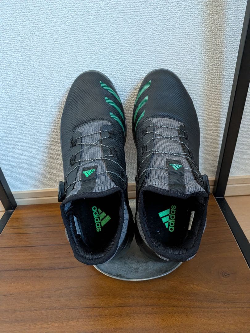 アディダス アルファフレックス21 BOA ゴルフシューズ 26.5cm 黒