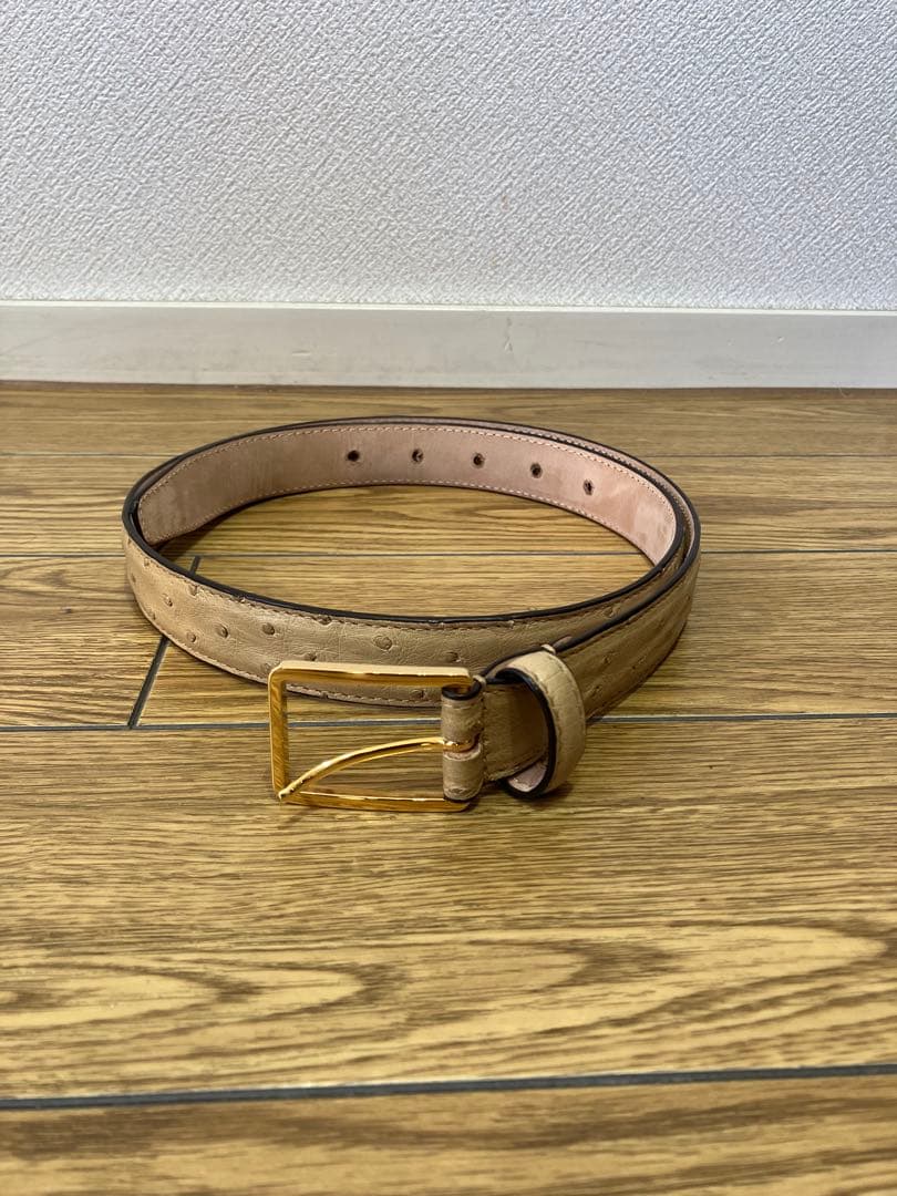 Le Yucca's レユッカス OSTRITCH BELT レザーベルト Le Yucca's（レユッカス）の「Le Yucca's/レユッカス/Belt-OSTRICH