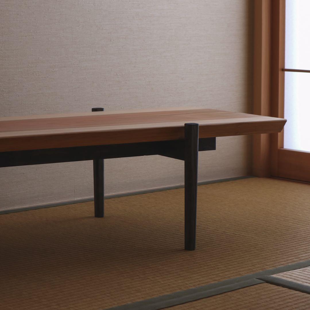 杉の黒脚ローテーブル 其の2