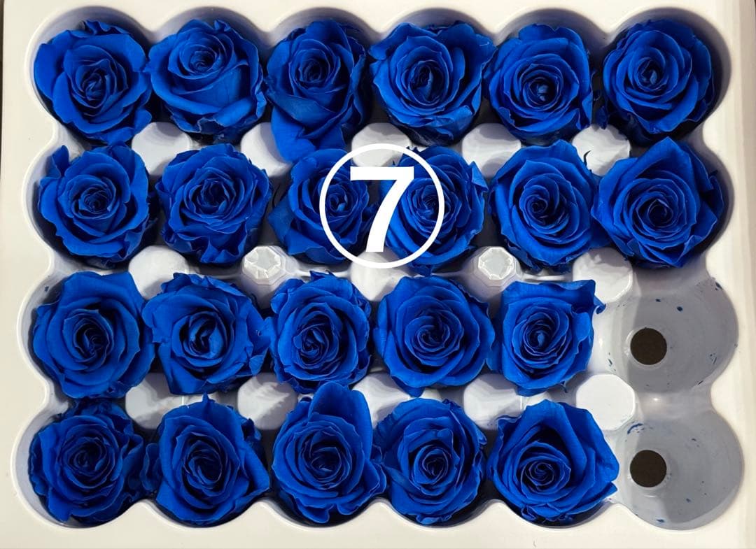 薔薇プリザーブドフラワー☆径2.0〜2.5cm★5個で¥300★