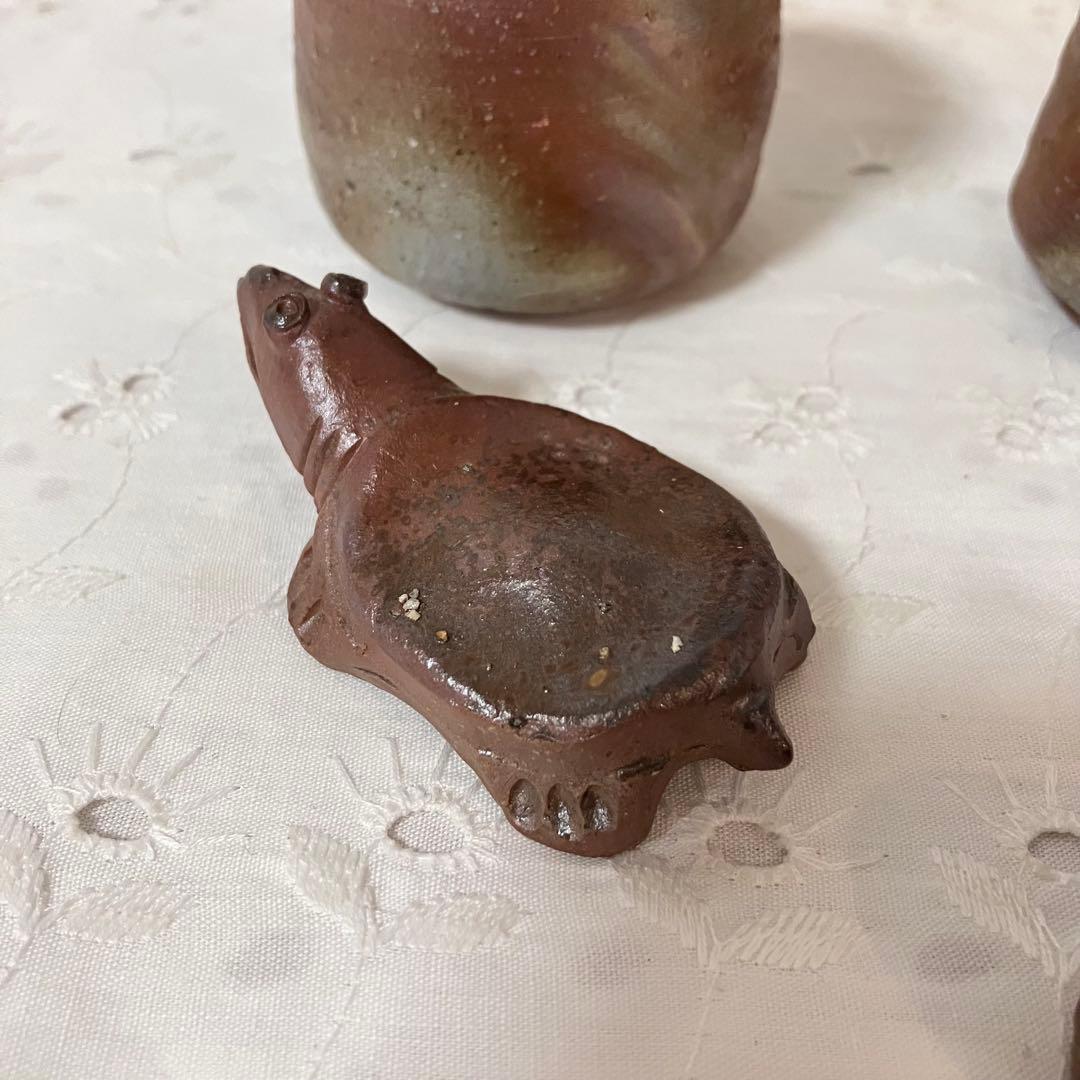 作家物 陶芸家 酒盃 酒器 ぐい呑み 盃 箸置き 窯変