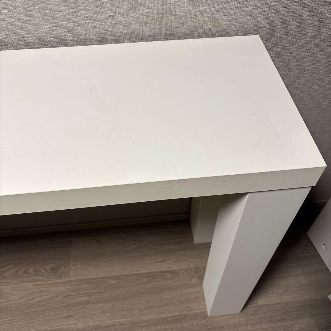 イクさん専用。ボーコンセプト、ホワイト 長方形 木製テーブル飾り棚