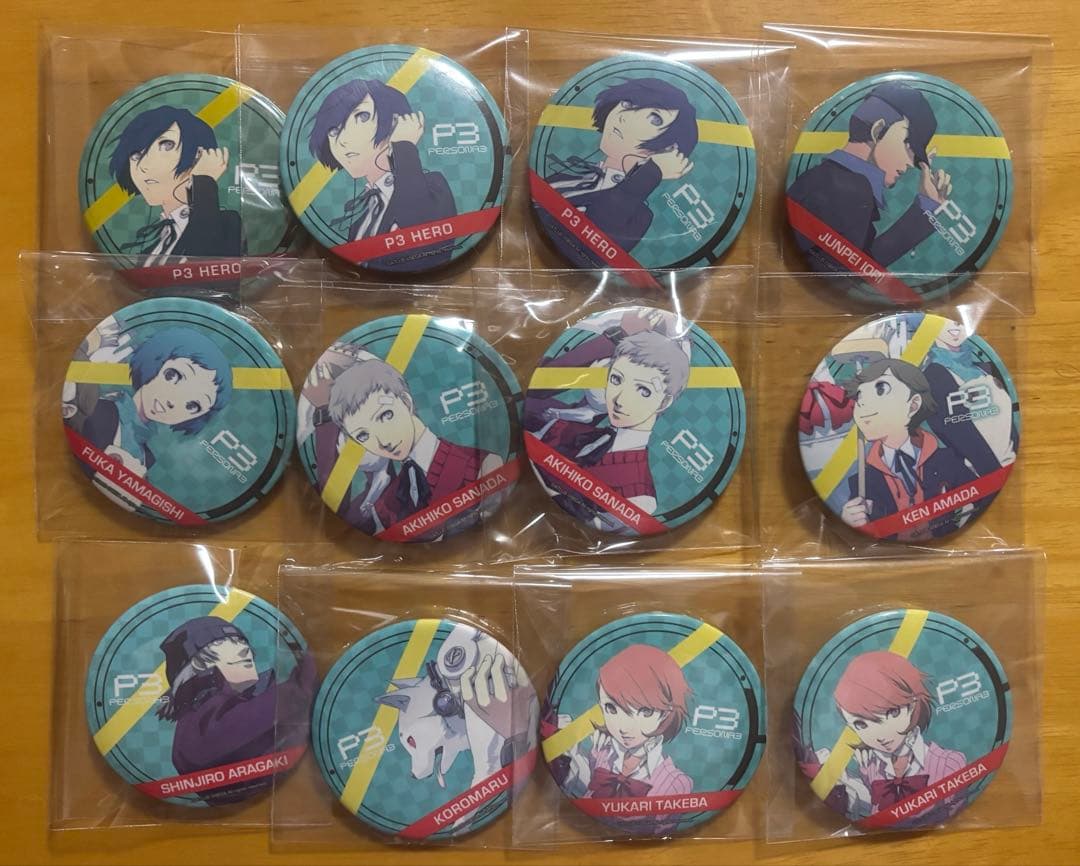 ペルソナ3 GEO 缶バッジ　CD ペルソナ3 GEO 缶バッジ CD