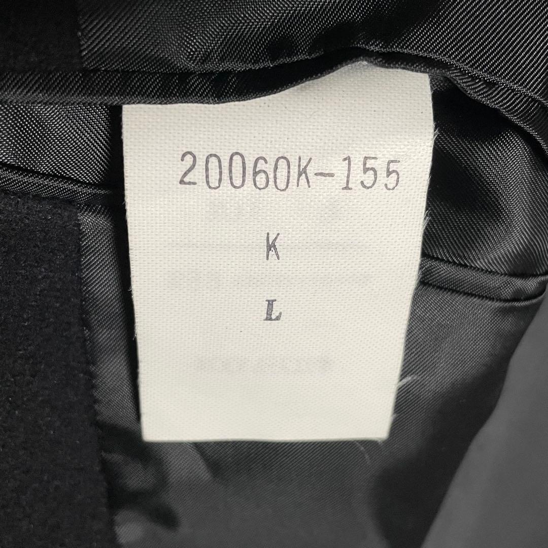 美品】yumi katsura アンゴラ ダブルチェスターコート ブラック L