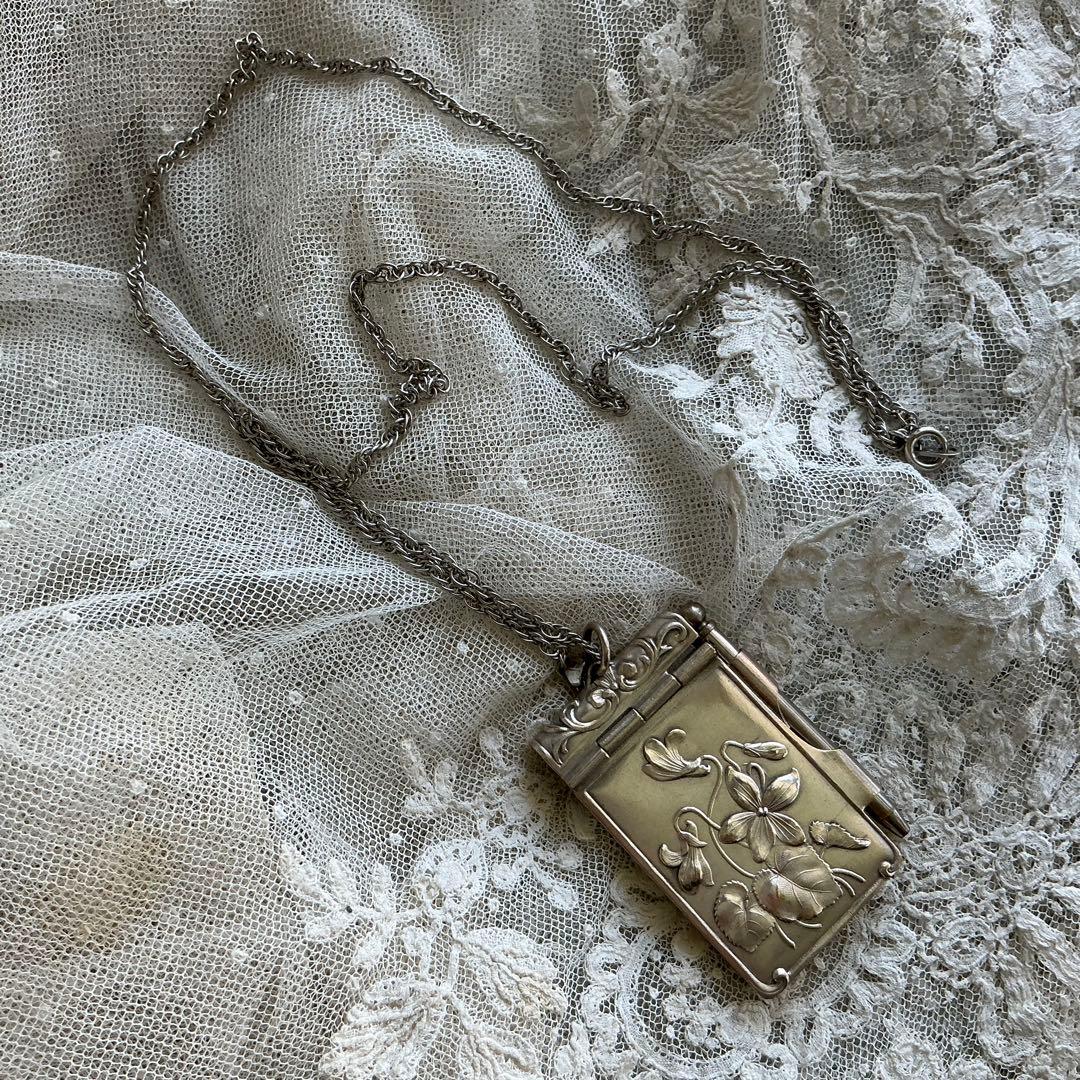 フランス アンティーク すみれ カルネドバル シルバープレート