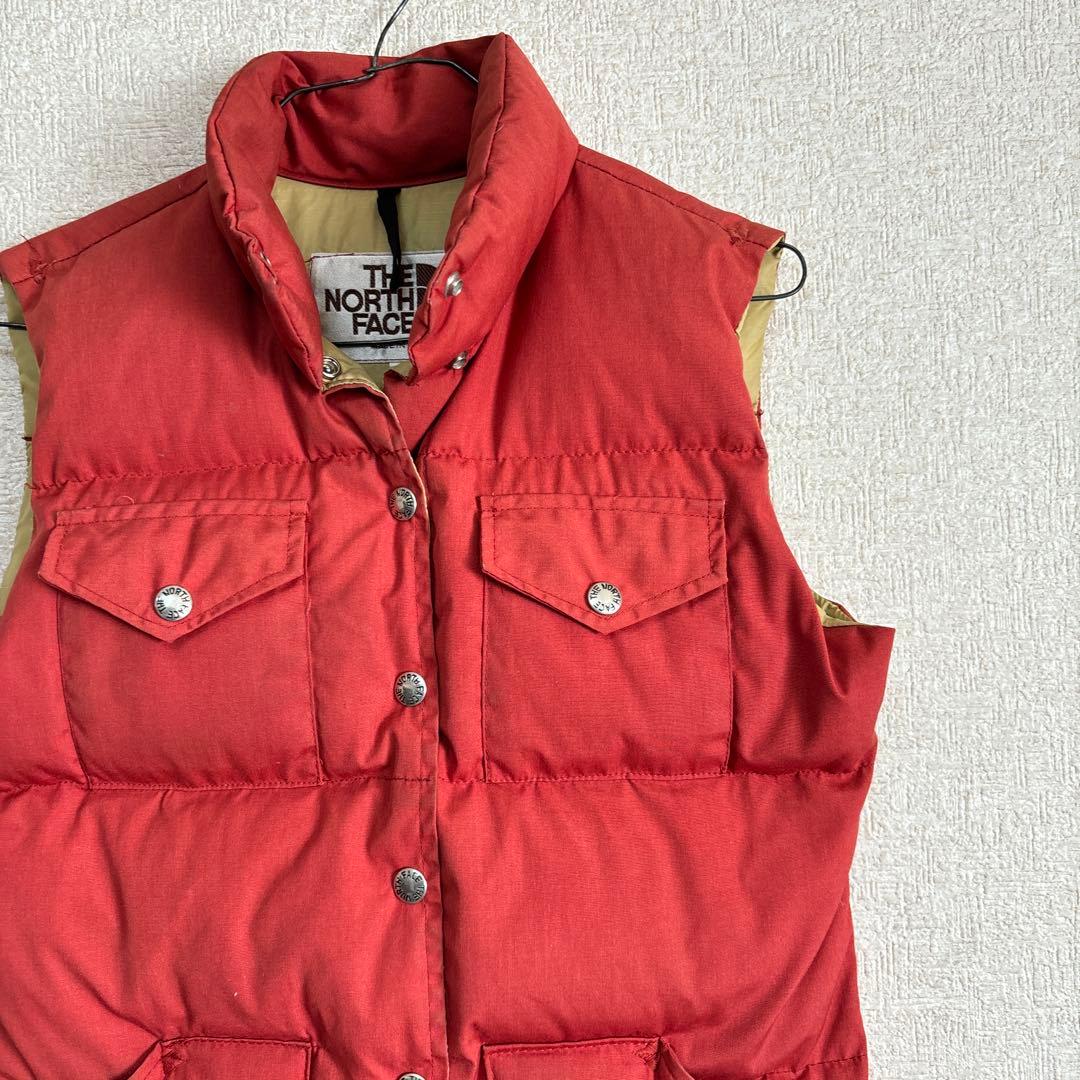 USA製 【美品】 70s 茶タグ ノースフェイス ダウンベスト W-S - メルカリ