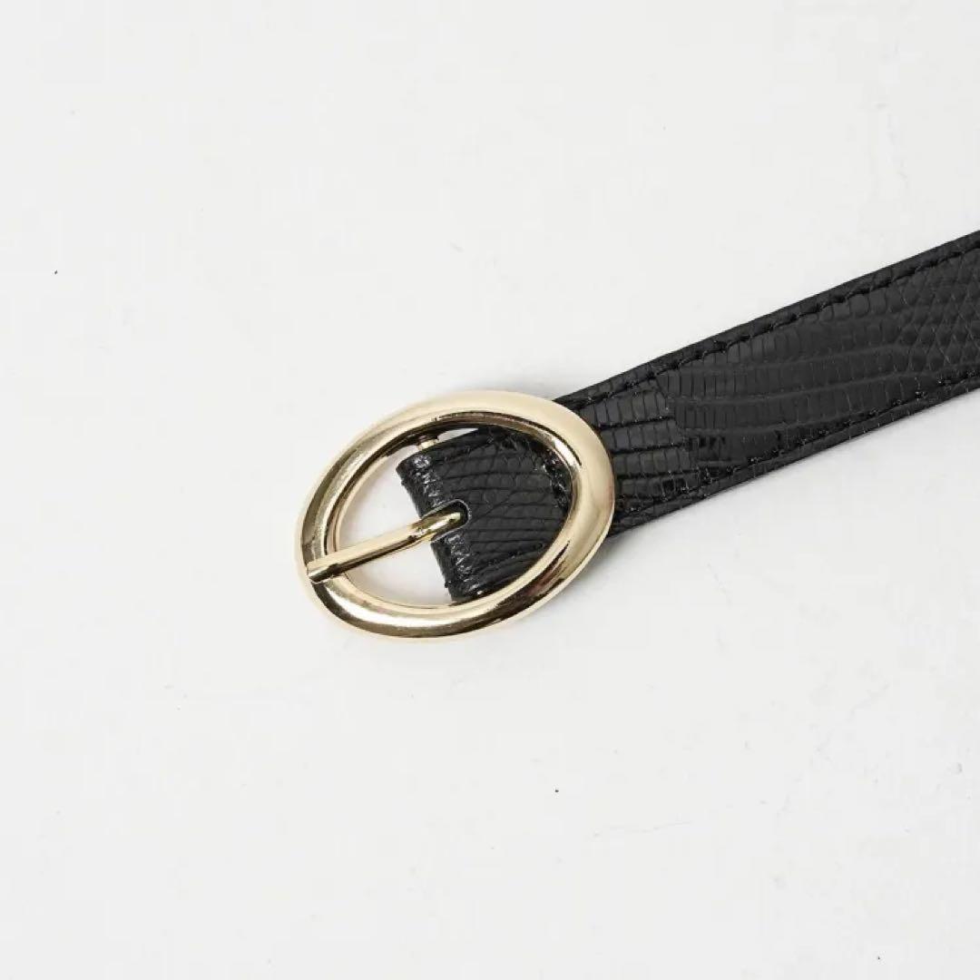 希少サイズ3】BISOWN ビソウン LIZARD OVAL BELT ベルト - メルカリ
