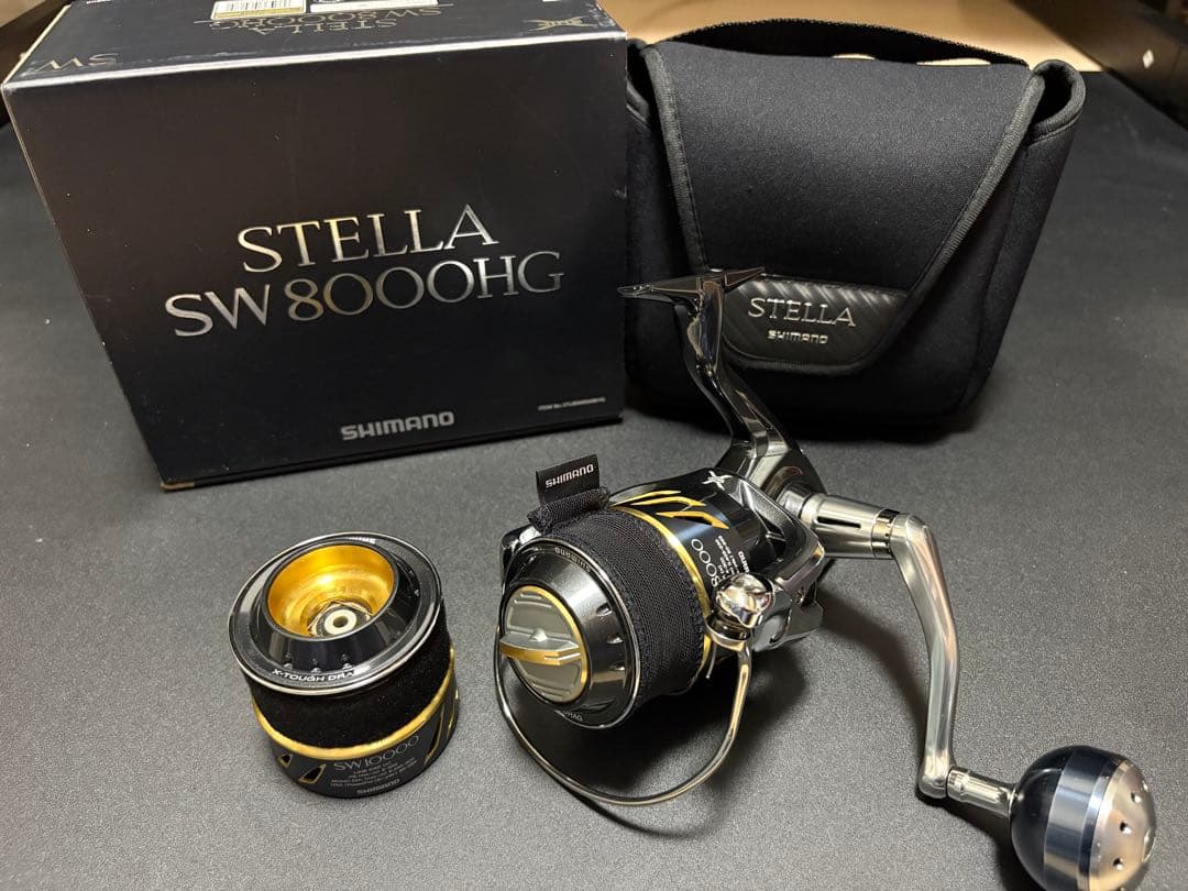 SHIMANO ステラ　SW8000HG スプール　PEセット SHIMANO ステラ SW8000HG スプール PEセット ステラSW8000HGスプール