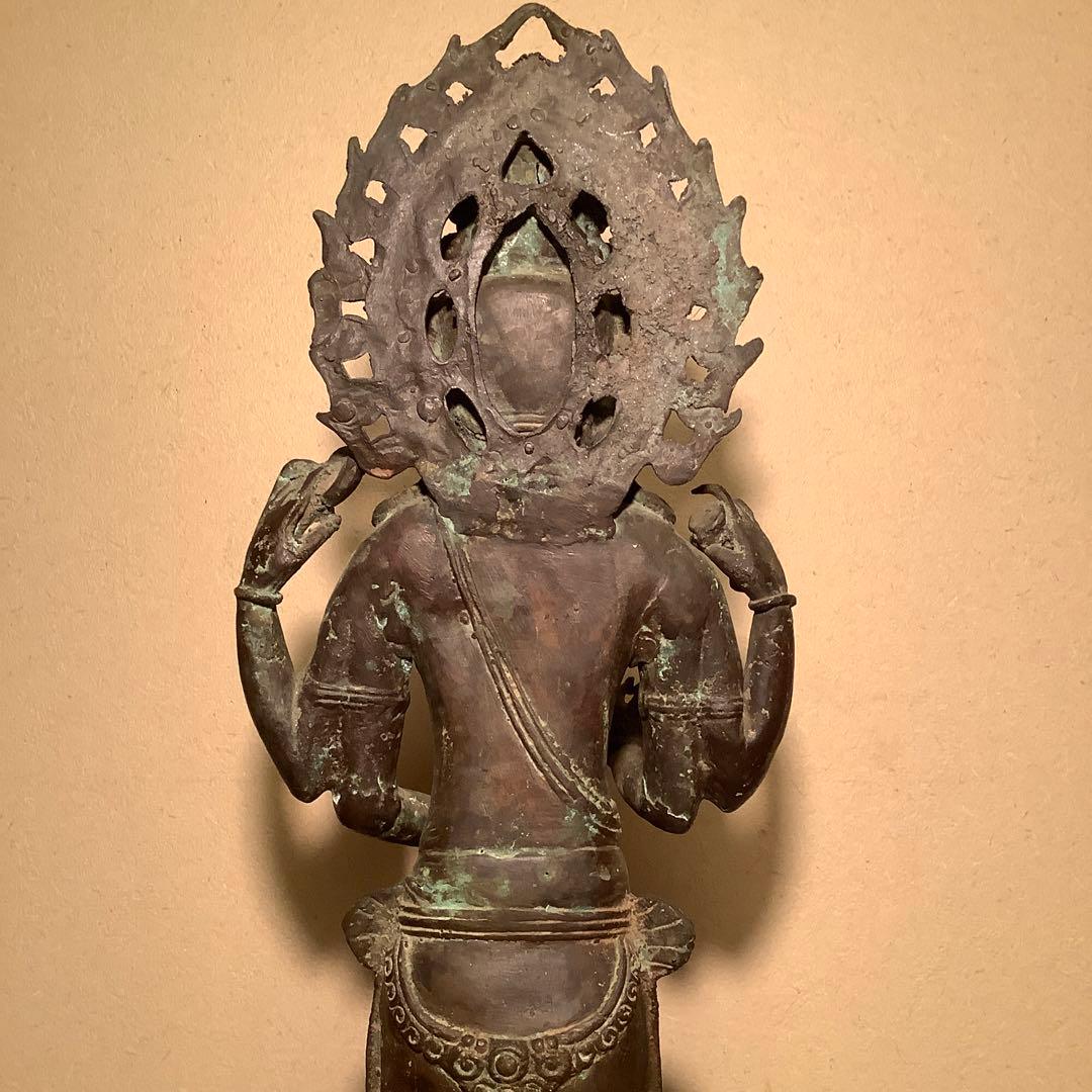 ガンダーラ仏「一面四臂菩薩」クシャーナ朝・マトゥラー美術・エローラ