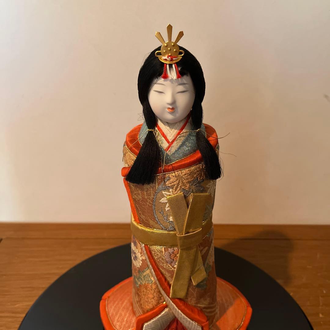 い草製 ケヤキ塗り人形用飾り台 約74cm x 47cm