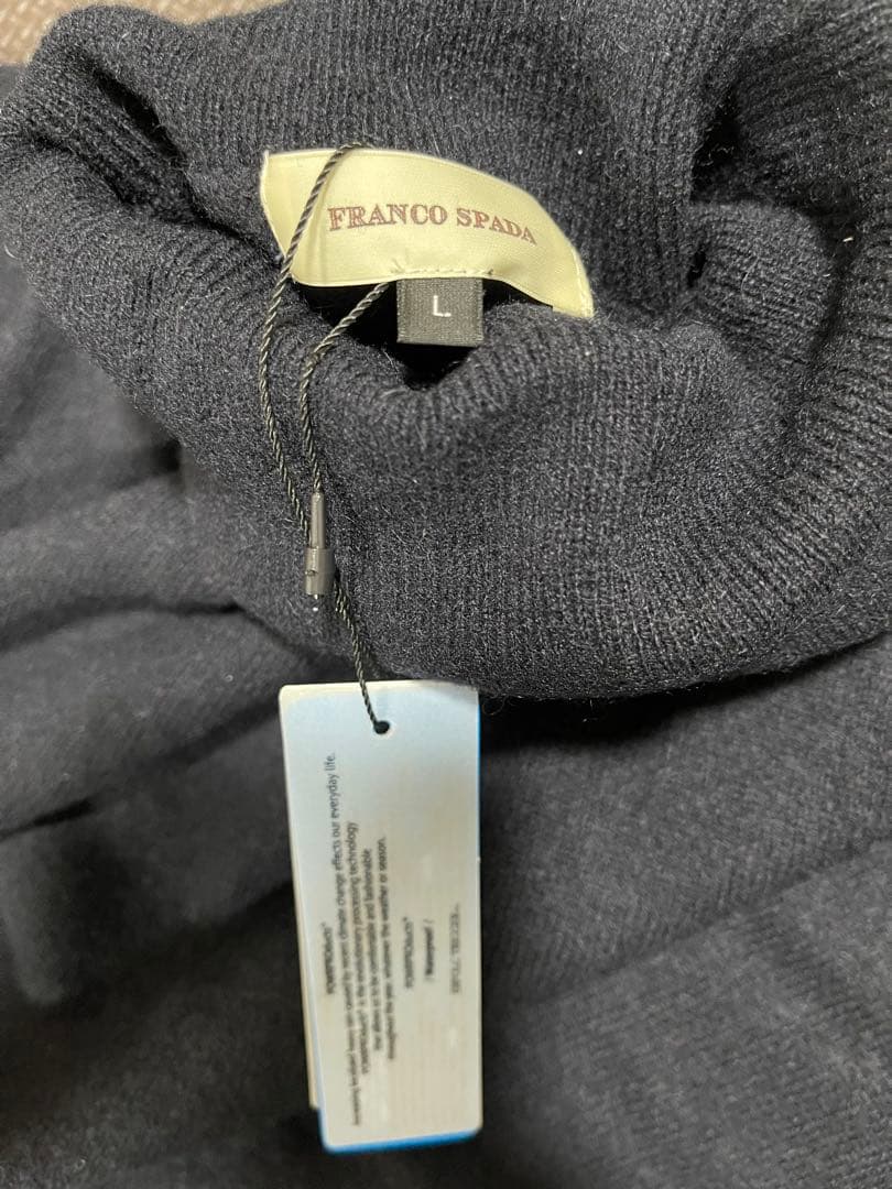 SALE】Franco Spada新品ネイビー カシミア100% タートル L - メルカリ