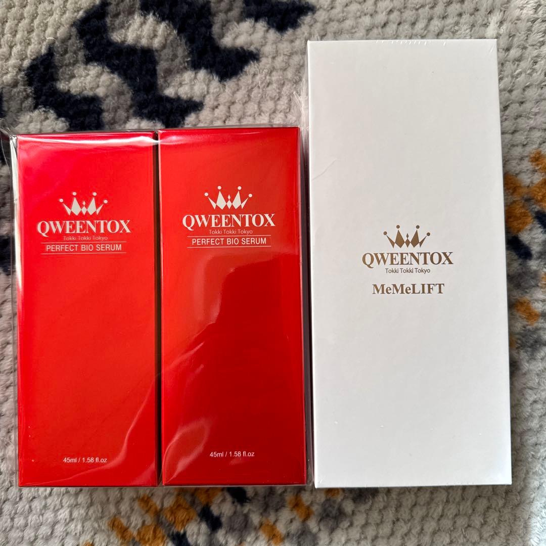 QWEENTOパーフェクトバイオセラムクウィーントックス×2 &MeMeLIOX 楽天市場】クウィーントックス パーフェクトバイオセラム 美顔器セット