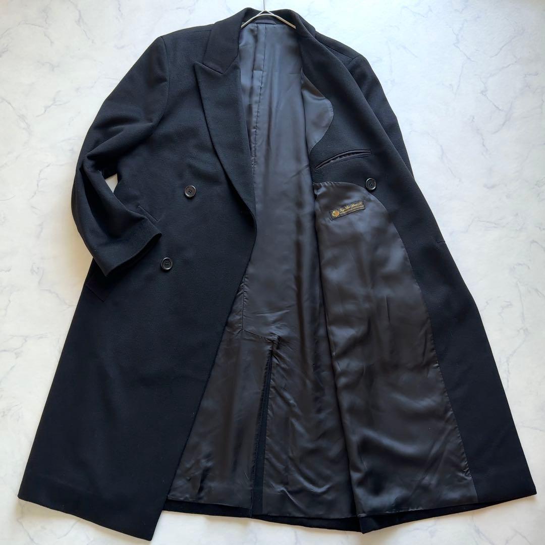 【HUGO BOSS × Loro Piana】ダブルブレストロングコート 黒 HUGO BOSS × Loro Piana】ダブルブレストロングコート 黒 Other