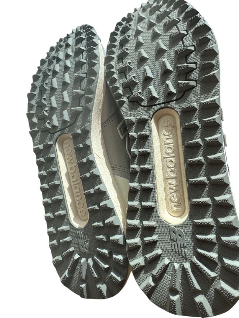 New Balance 574 シルバー スパイクレス 25.5cm BOA