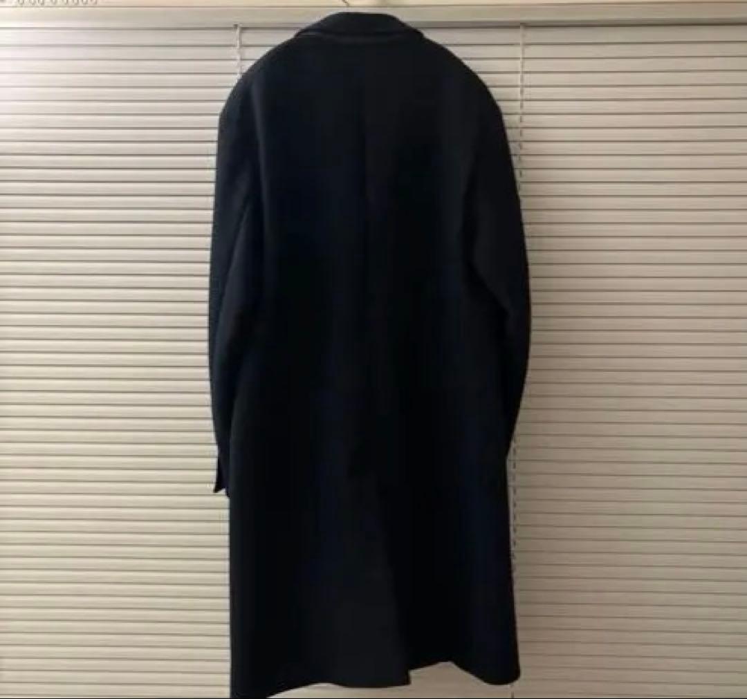 PUBLIC TOKYO スーパー140ダブルチェスターコート ブラック 01 - メルカリ