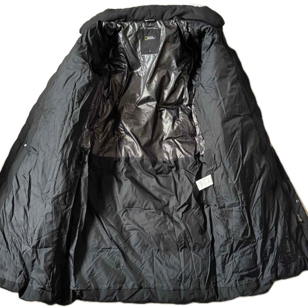 良品 NATIONAL GEOGRAPHIC ロングダウンコート XL 韓国 黒 - メルカリ
